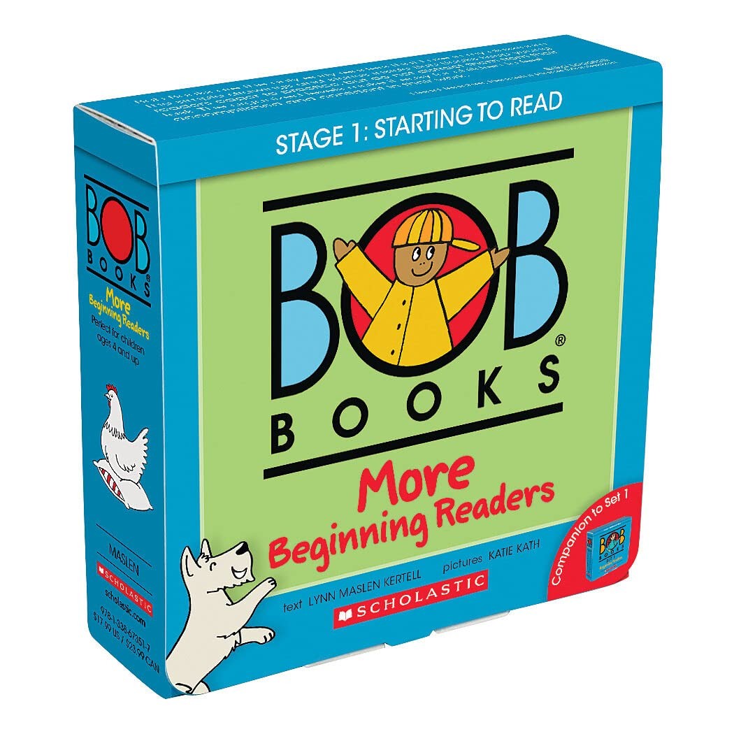 Bob Books – More Beginning Readers Box Set | Phonics, Ages 4 and up, Kinderg…