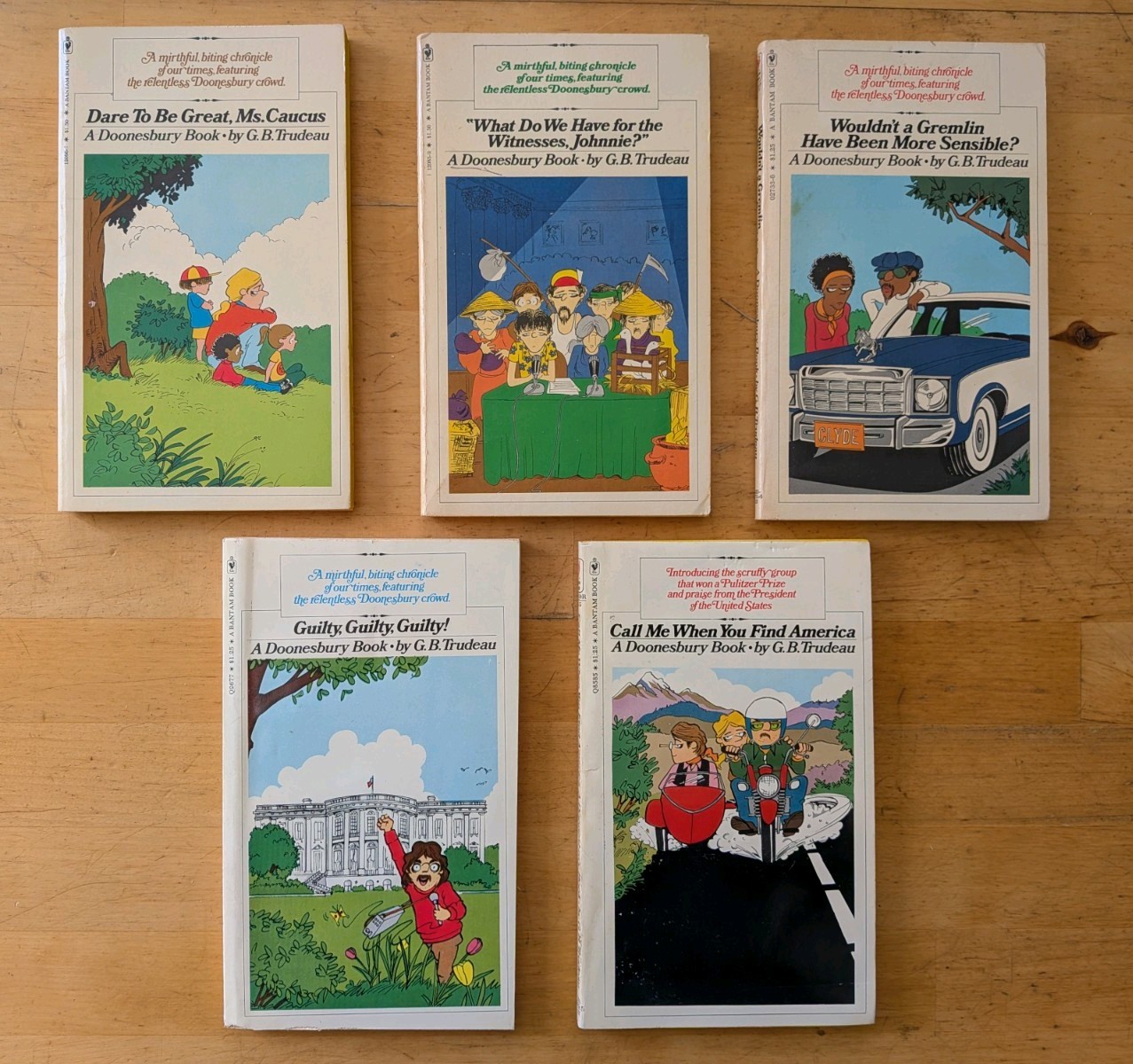 The World Of Doonesbury by G B Trudeau – 5 Paperback Box Set – 1970s