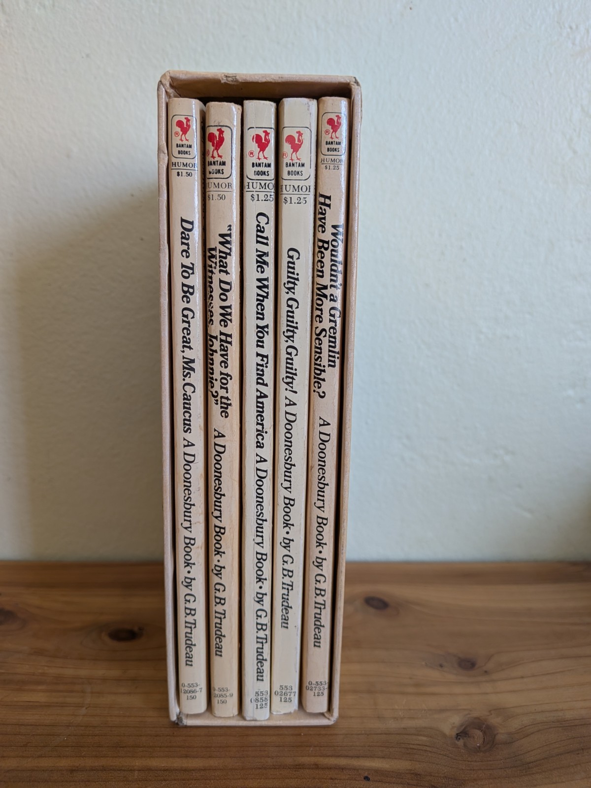 The World Of Doonesbury by G B Trudeau – 5 Paperback Box Set – 1970s