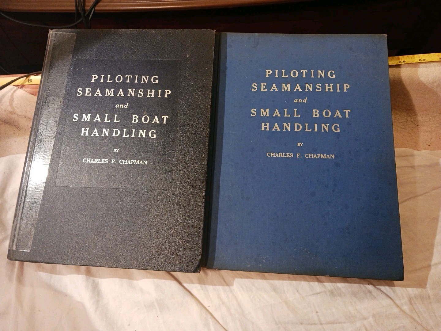 Piloting, Seamanship and small boat handling 2 books 1961-62 & 1967-68 #S5