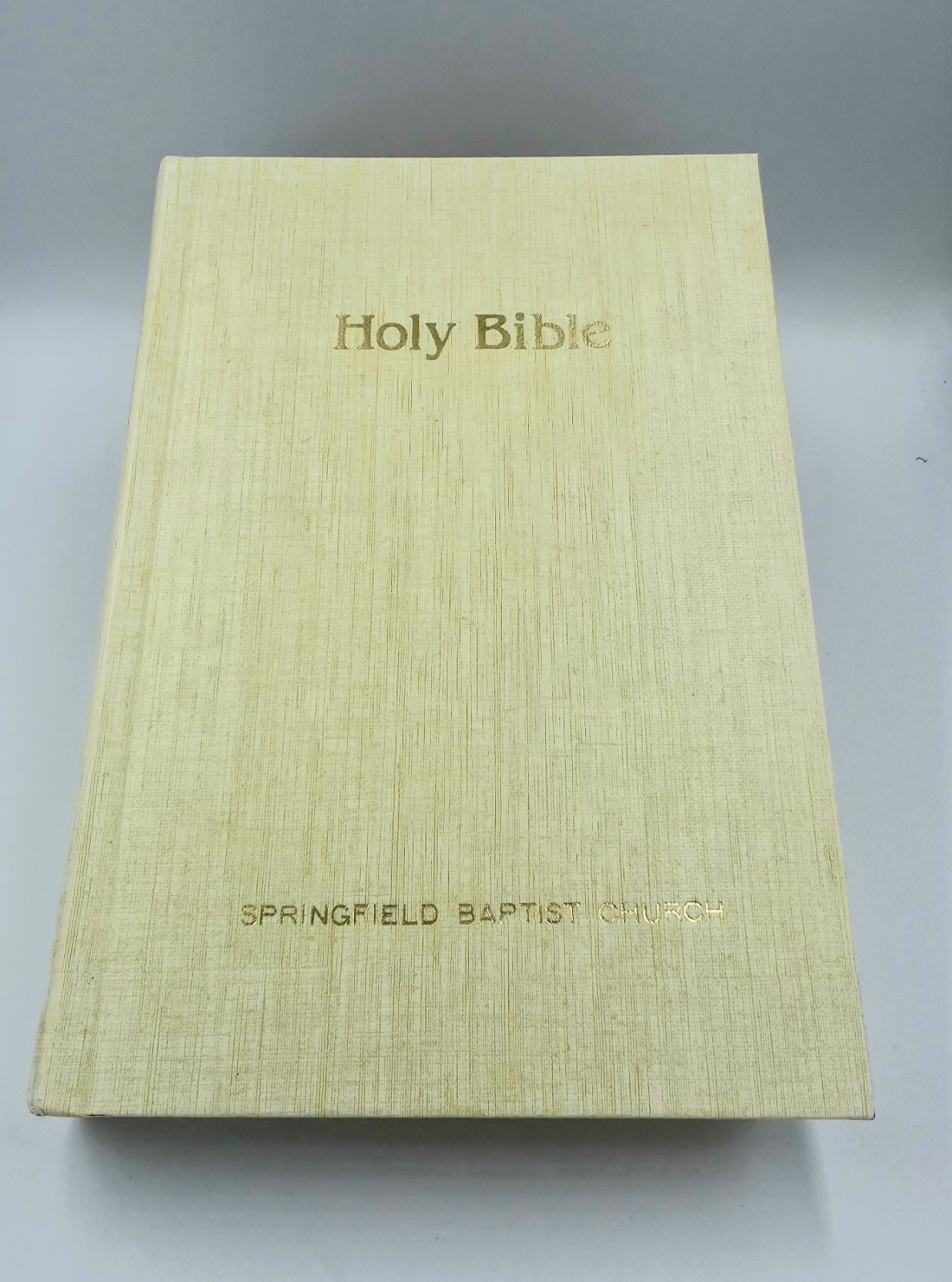 Holy Bible NKJV Pew Edition Hardcover White Nelson 428W