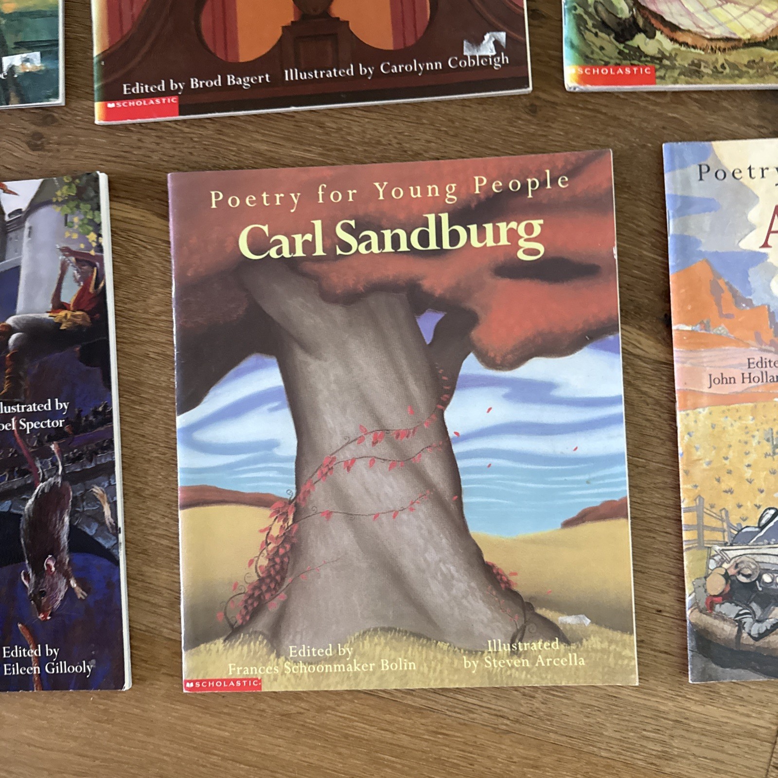 Lot of 7 Poetry For Young People PB Browning, Sand,Whitman,Carroll, Poe, Kipling