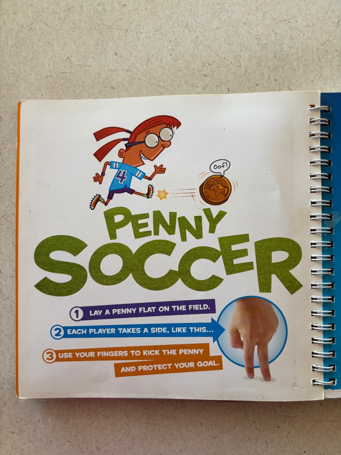 Penny Games Klutz Editors 2006 Chicken Socks Kids Activity Book Spiral