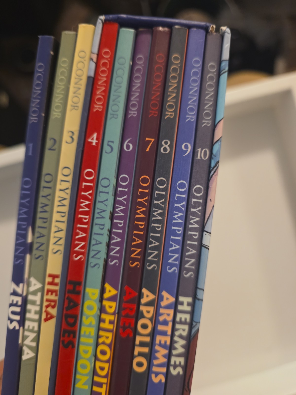 Olympians George O’Connor Graphic Novels COMPLETE Lot Volumes 1-10 Box Set