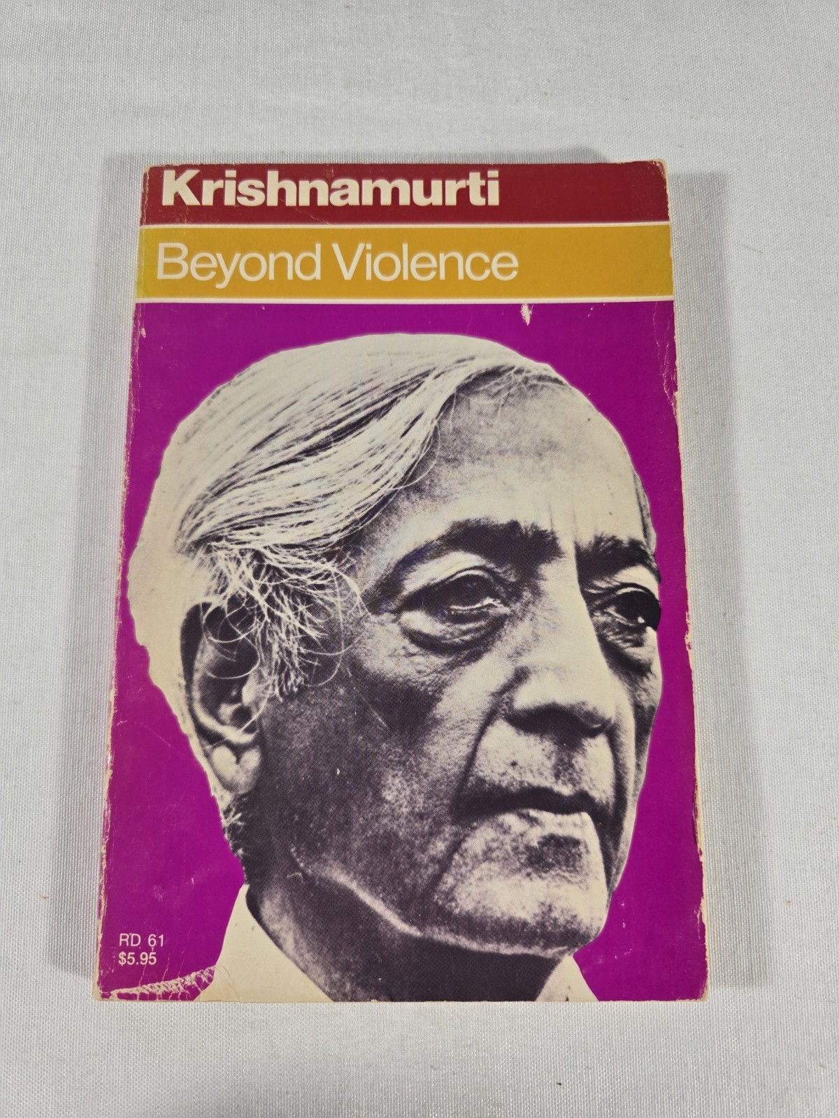 Beyond Violence J Krishnamurti Collector’s Edition Paperback Spirituality 1973