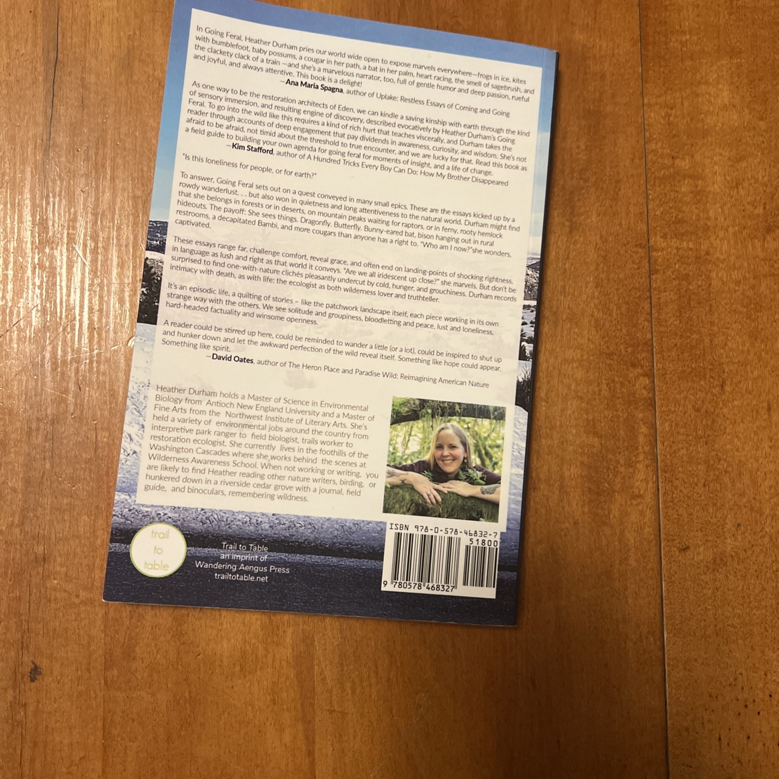 Going Feral : Field Notes on Wonder and Wanderlust by Heather Durham (2019,…