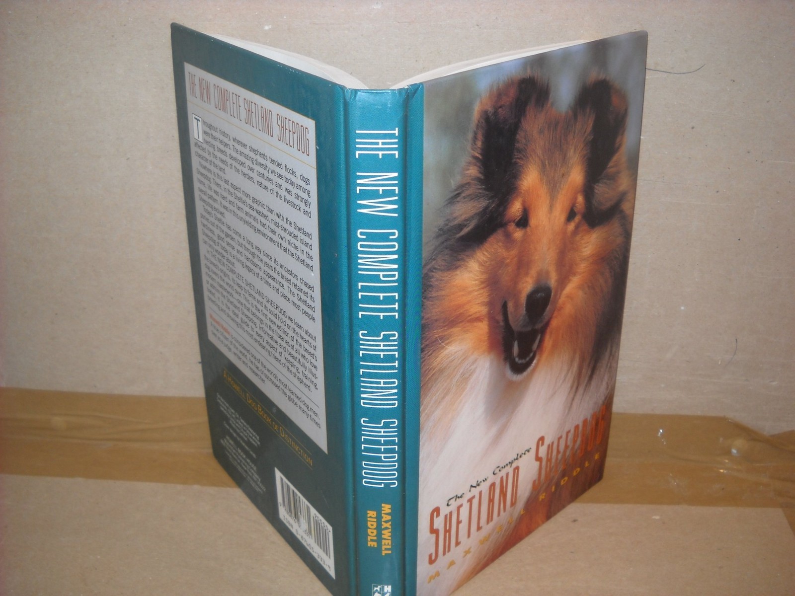 The New Complete Shetland Sheepdog – hardcover Riddle, Maxwell