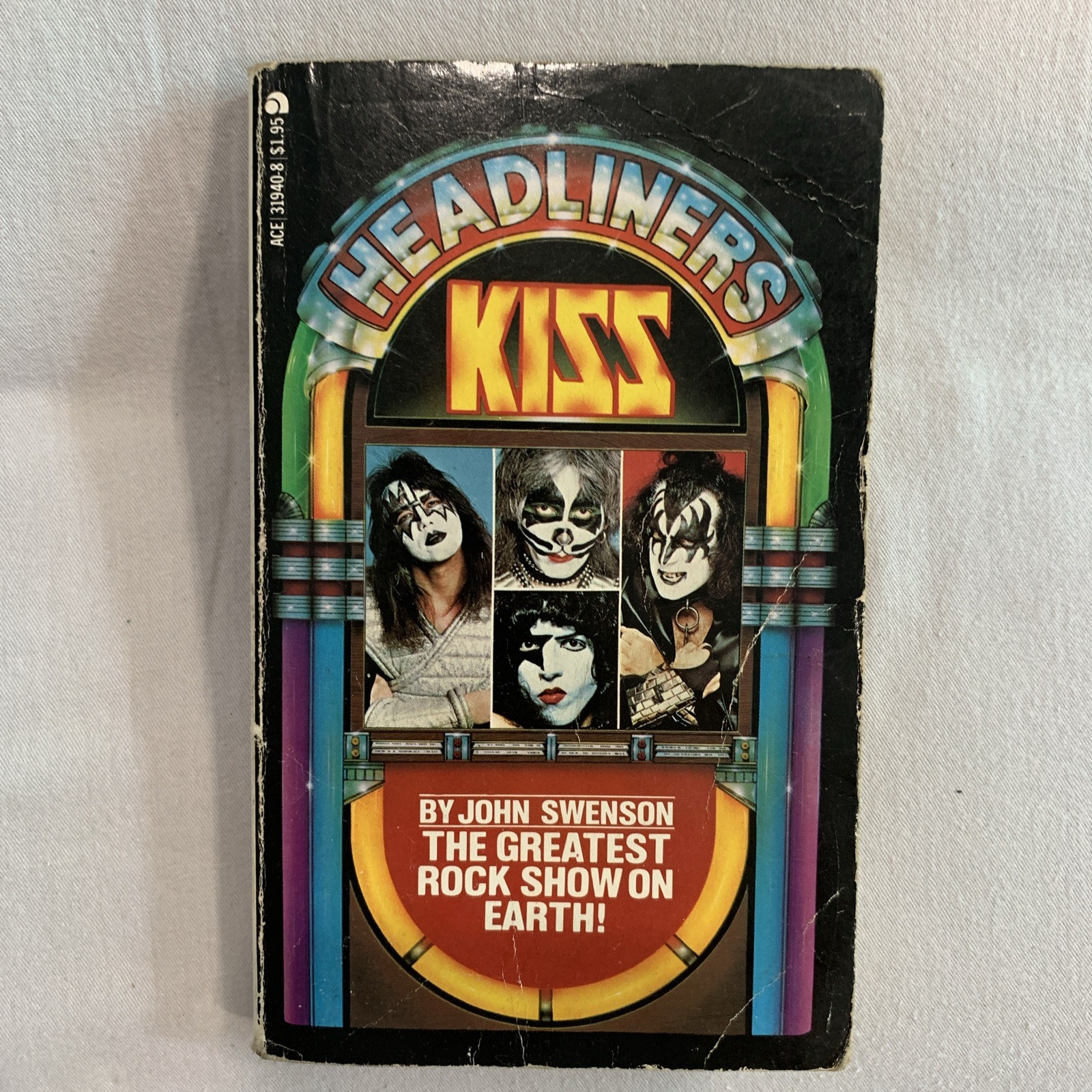 Headliners: KISS The Greatest Rock Show On Earth Book, John Swenson 1978