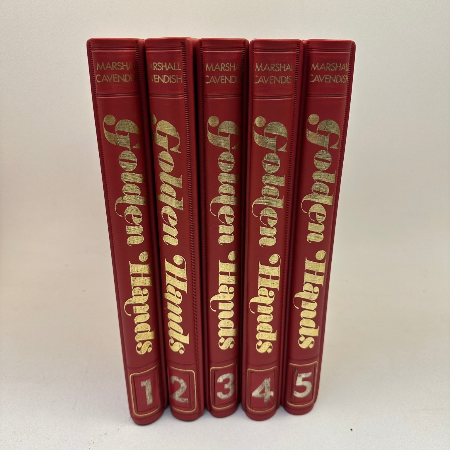 Golden Hands Magazine Collection 75 Issues Binders 1-5 Marshall Cavendish Crafts