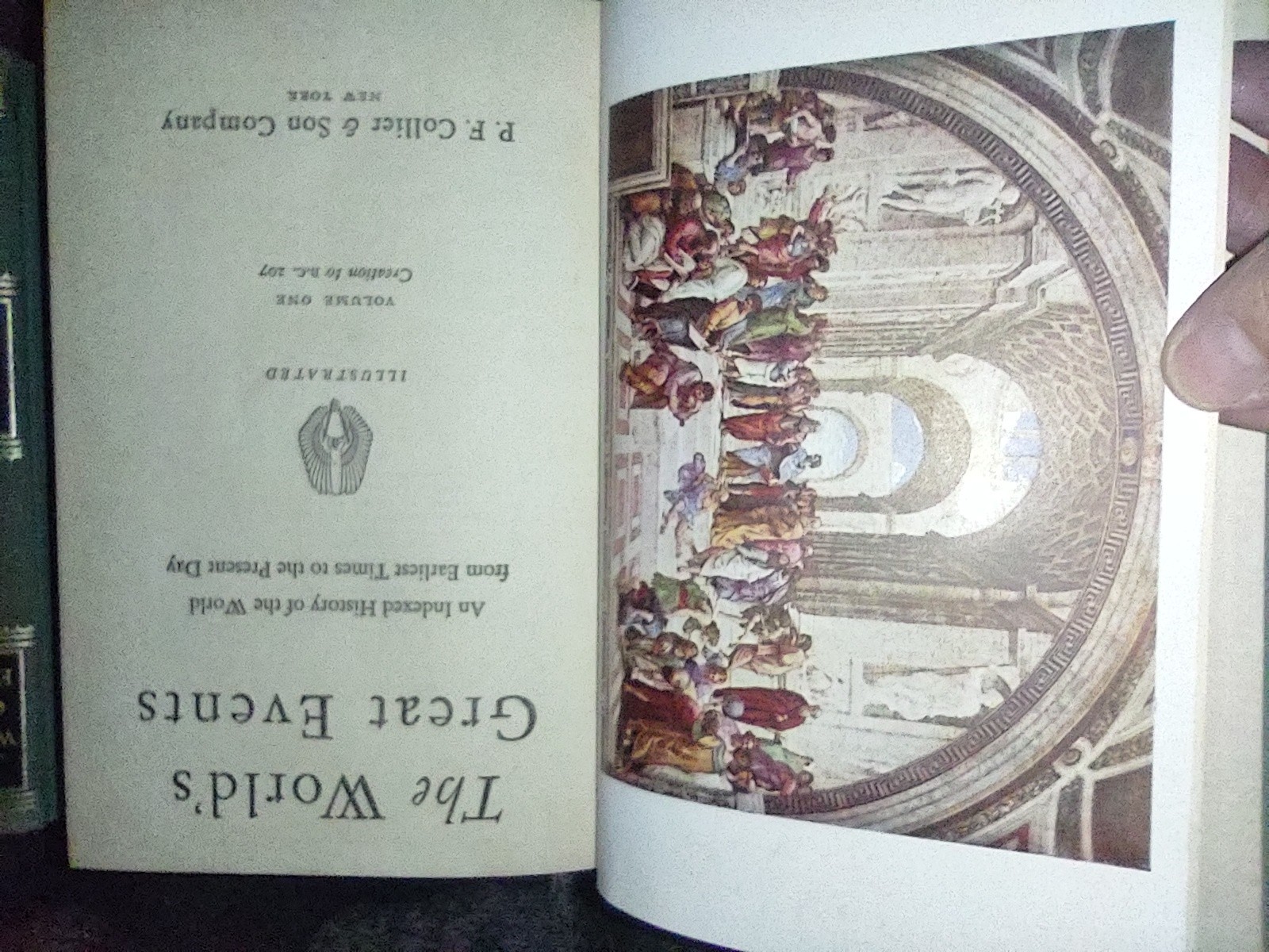 Complete Set Collier, The World’s Great Events, 10 Volumes HC VGC, 1945