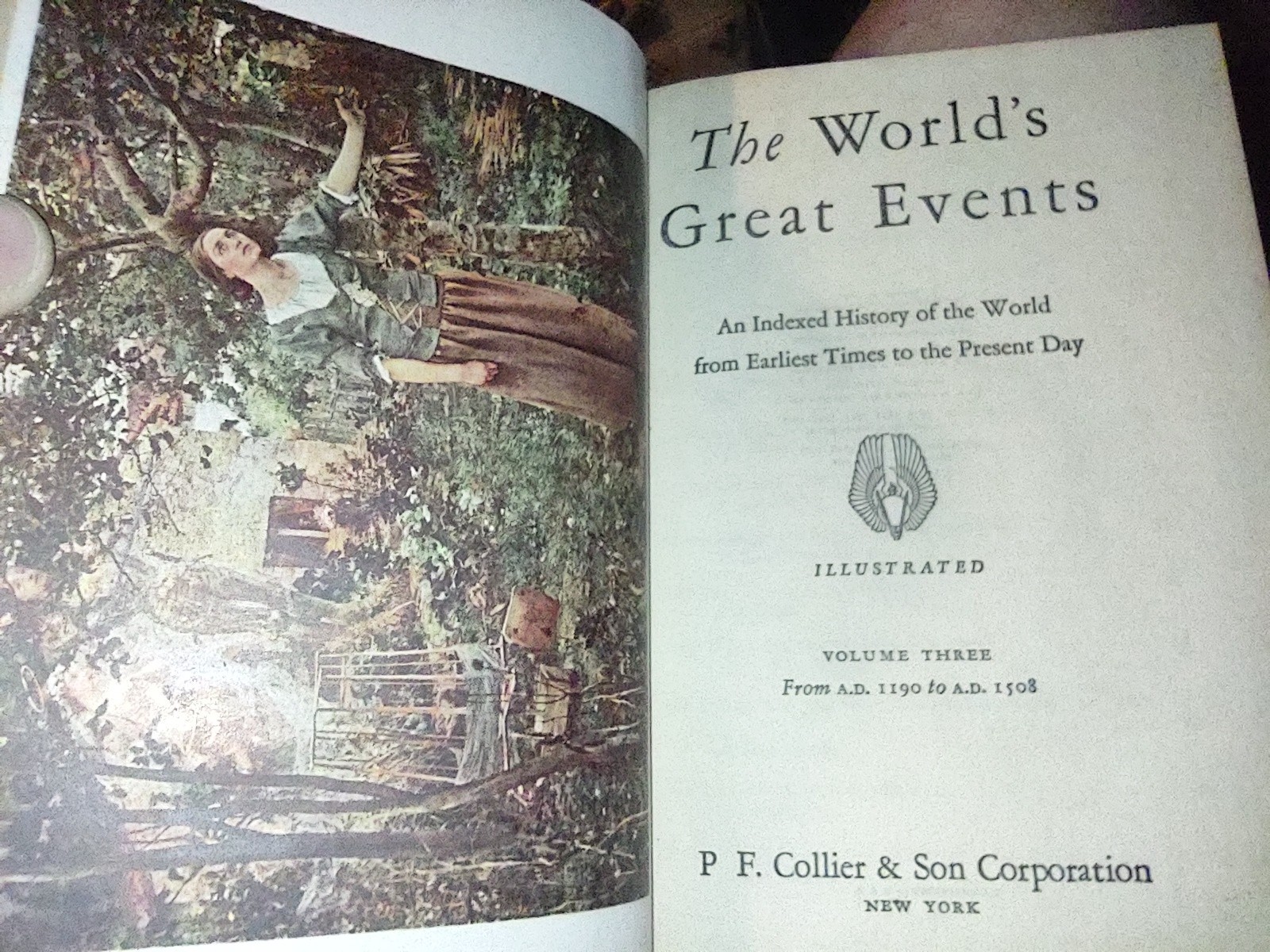 Complete Set Collier, The World’s Great Events, 10 Volumes HC VGC, 1945