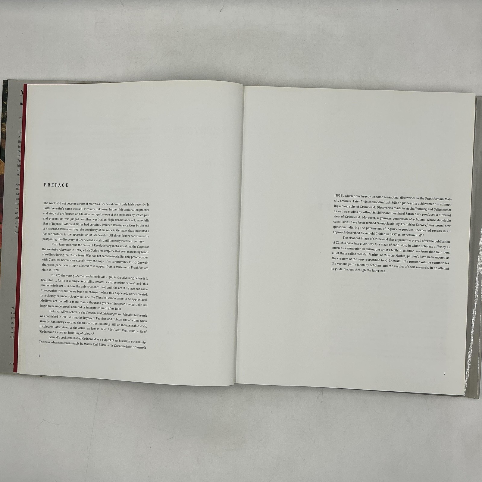 Matthias Grünewald Horst Ziermann Erika Billeter Red HC DJ 2001 Prestel Germany