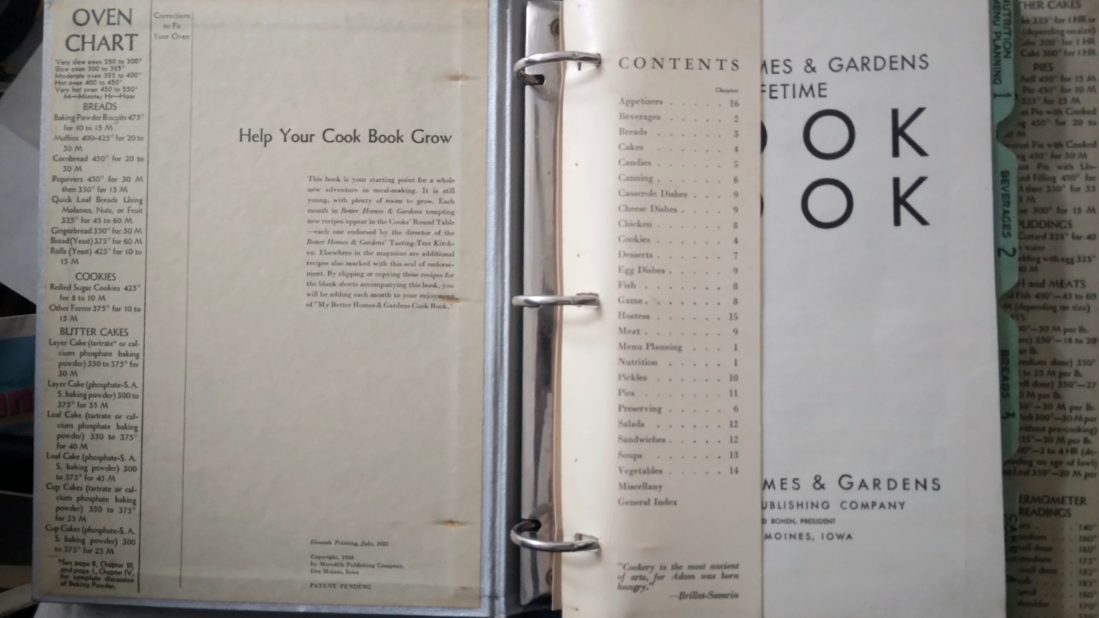 1935 VG-EX “My New Better Homes And Gardens Cook Book” – My First One Sold!