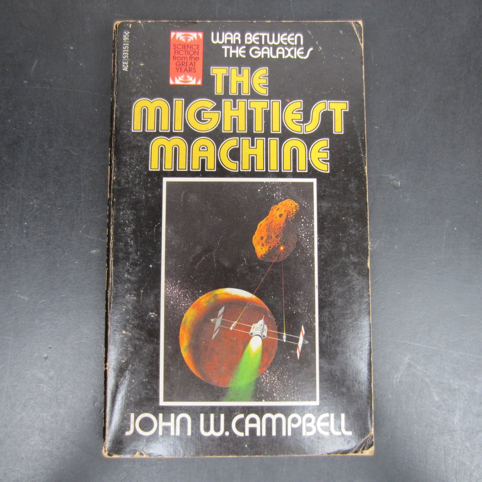 The Mightiest Machine John W. Campbell 1972 Sci-Fi Ace Books Vintage PB SF