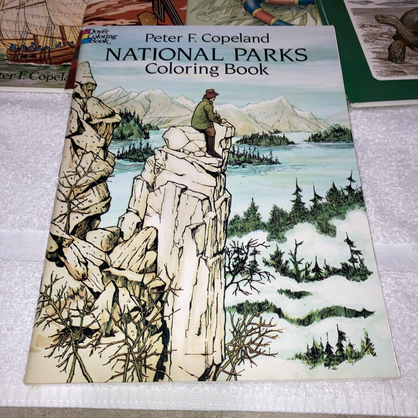 Dover Vintage Coloring Books Lot of 9 Assorted Educational 1981-2002 Unused