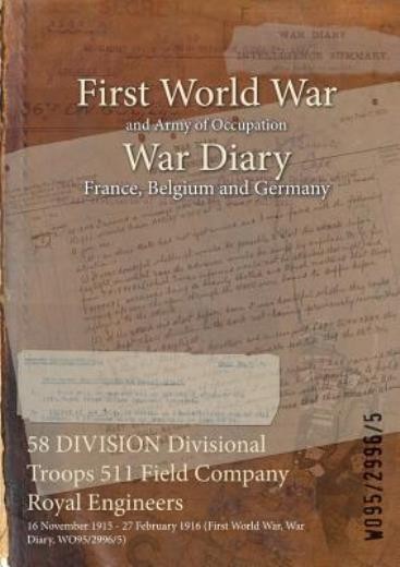 58 Division Divisional Troops 511 Field Company Royal Engine…