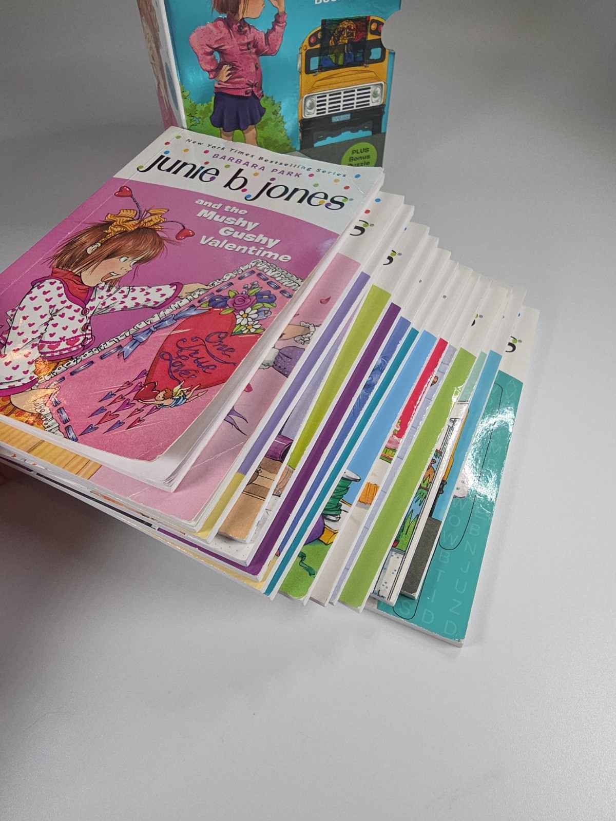 Junie B. Jones Collection 1 Books #1-14 by Barbara Park Plus Bonus Puzzle Book