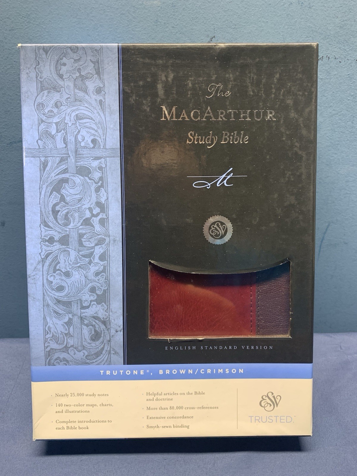 ESV MacArthur Study Bible (TruTone, – Imitation Leather, by ESV Bibles by – Good