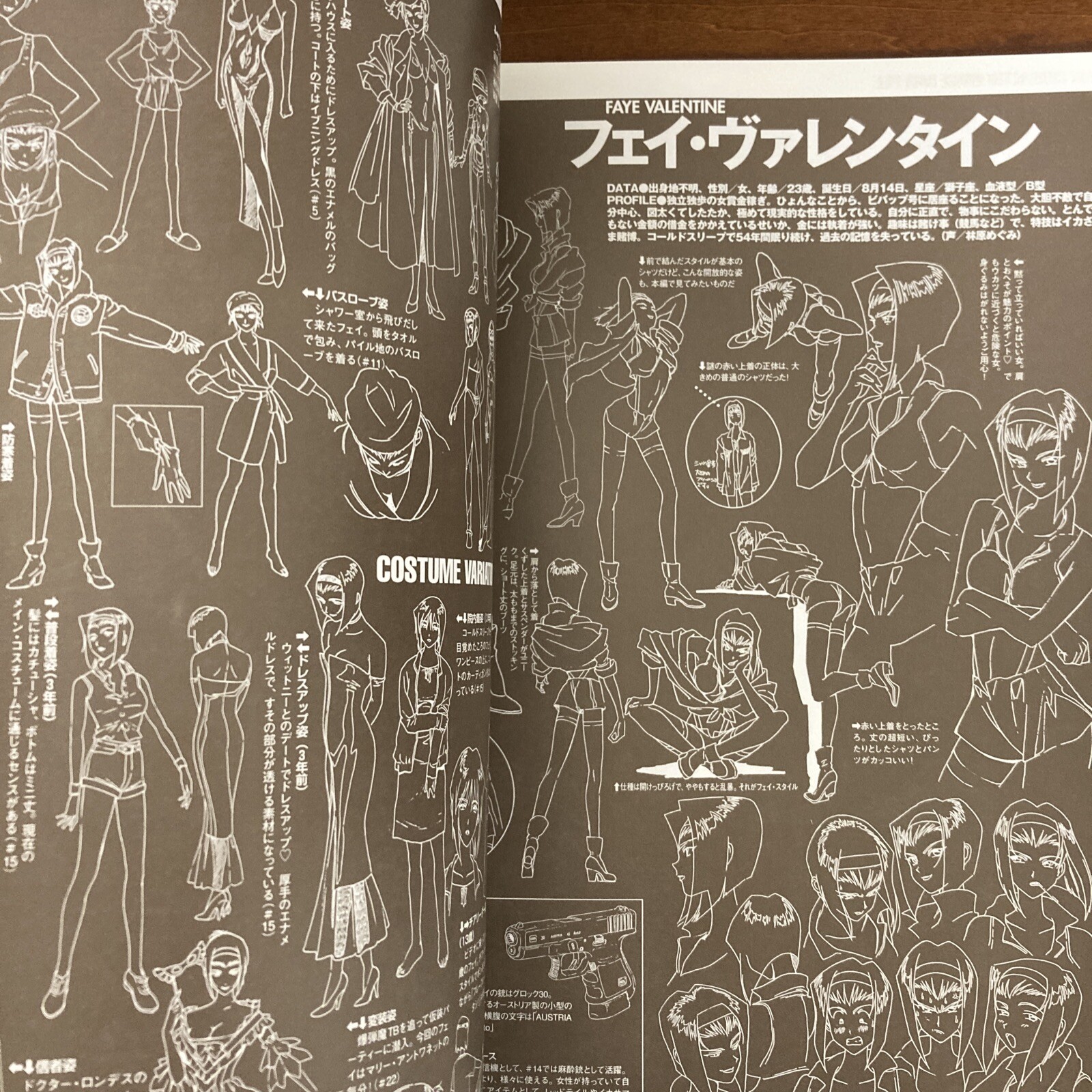 COWBOY BEBOP Characters Collection Art Book Illustration