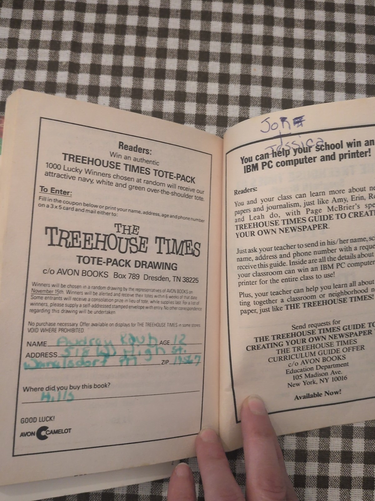 The Treehouse Times Complete Set 1-9 Page McBrier