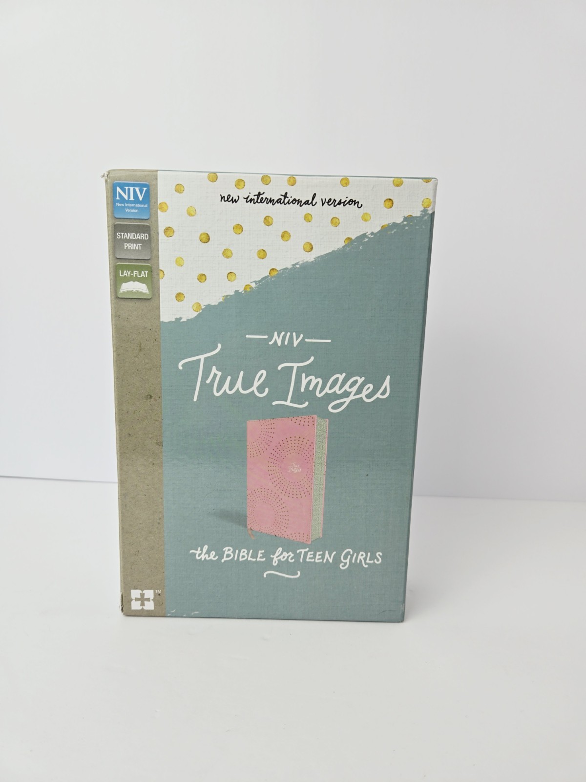 NIV True Images Teen Girls BIBLE Pink Leathersoft