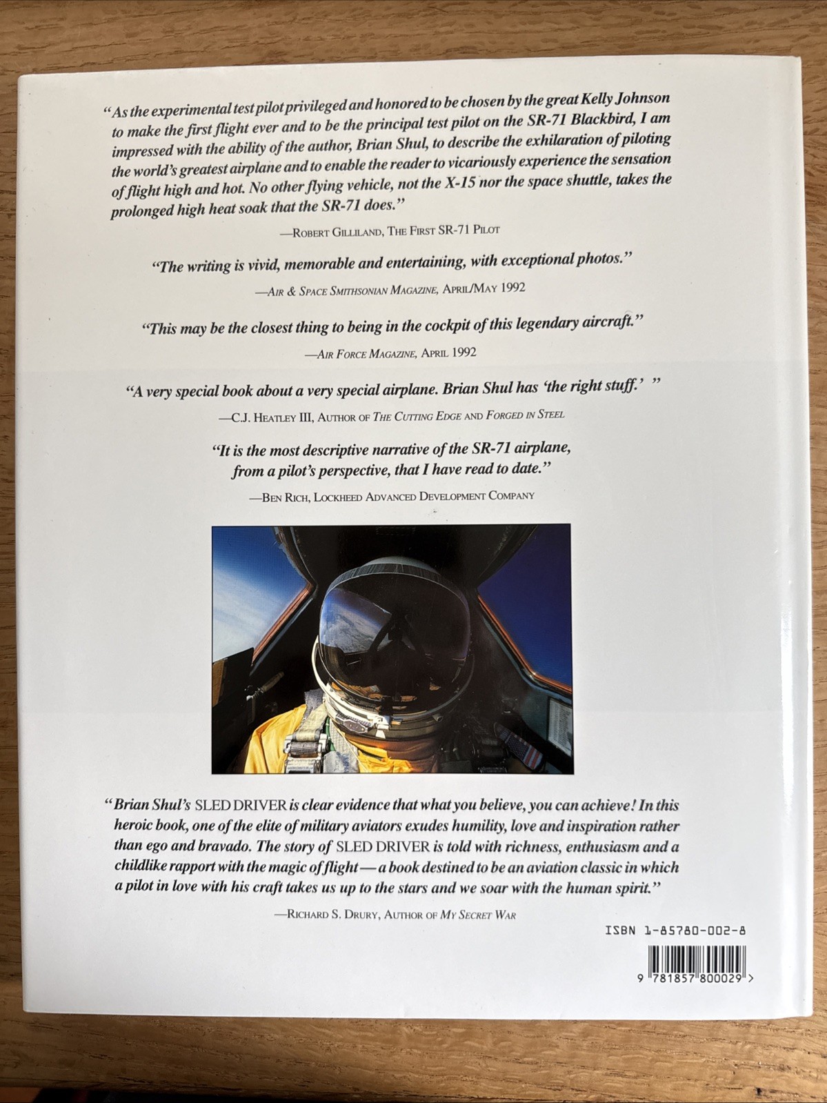 Sled Driver : Flying the World’s Fastest Jet by Brian Shul First Edition UK