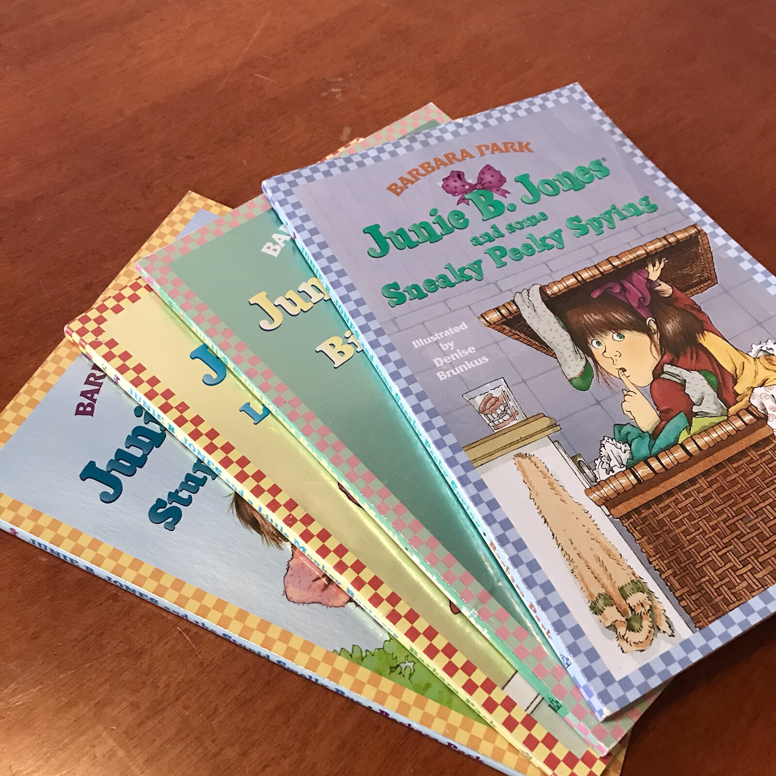 Lot: 1-4 Junie B Jones Barbara Park Series Books Paperbacks 1 2 3 4 Kids RL 2