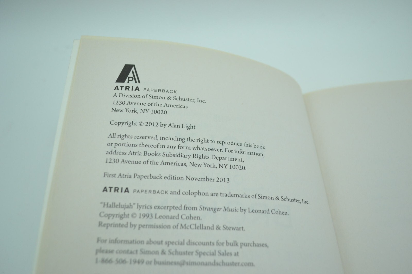 The Holy or the Broken (Paperback, 2013) First Atria Edition, by Alan Light