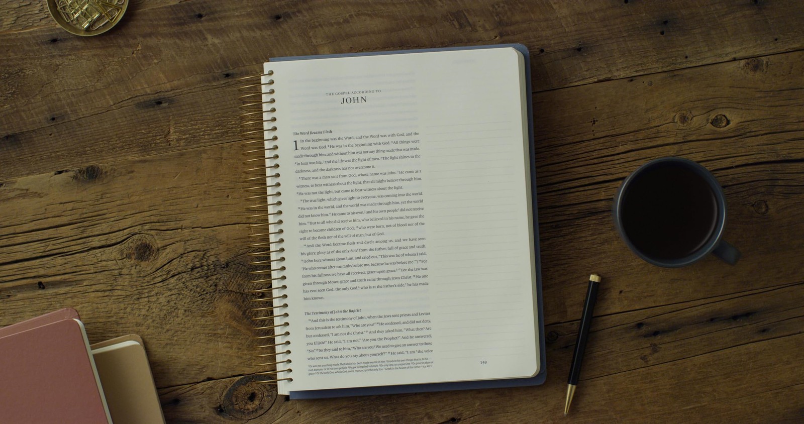 Hardcover Spiral-Bound Journaling Bible New Testament
