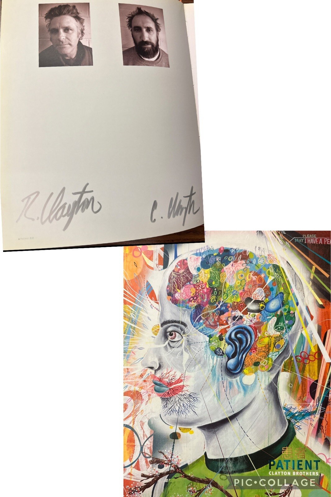 Clayton Brothers Patient SIGNED by Christian Clayton & SIGNED by Robert Clayton