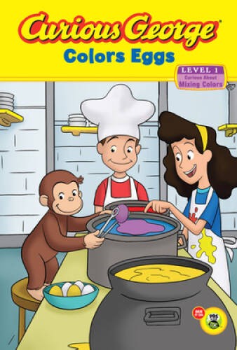 Curious George Colors Eggs Early Reader – Paperback By Rey, H. A. – VERY GOOD