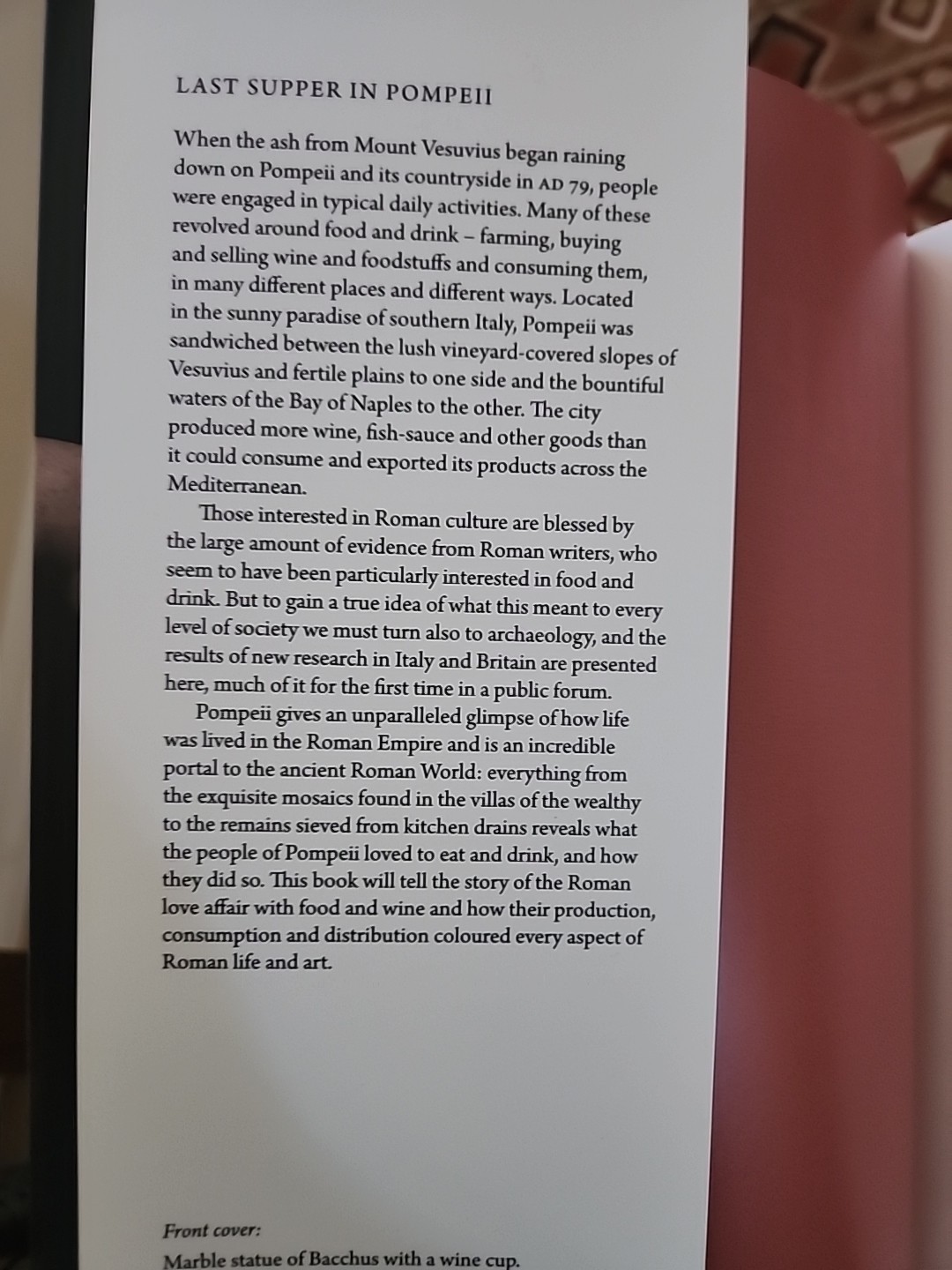 Last Supper in Pompeii by Paul Roberts (2019, Trade Paperback)