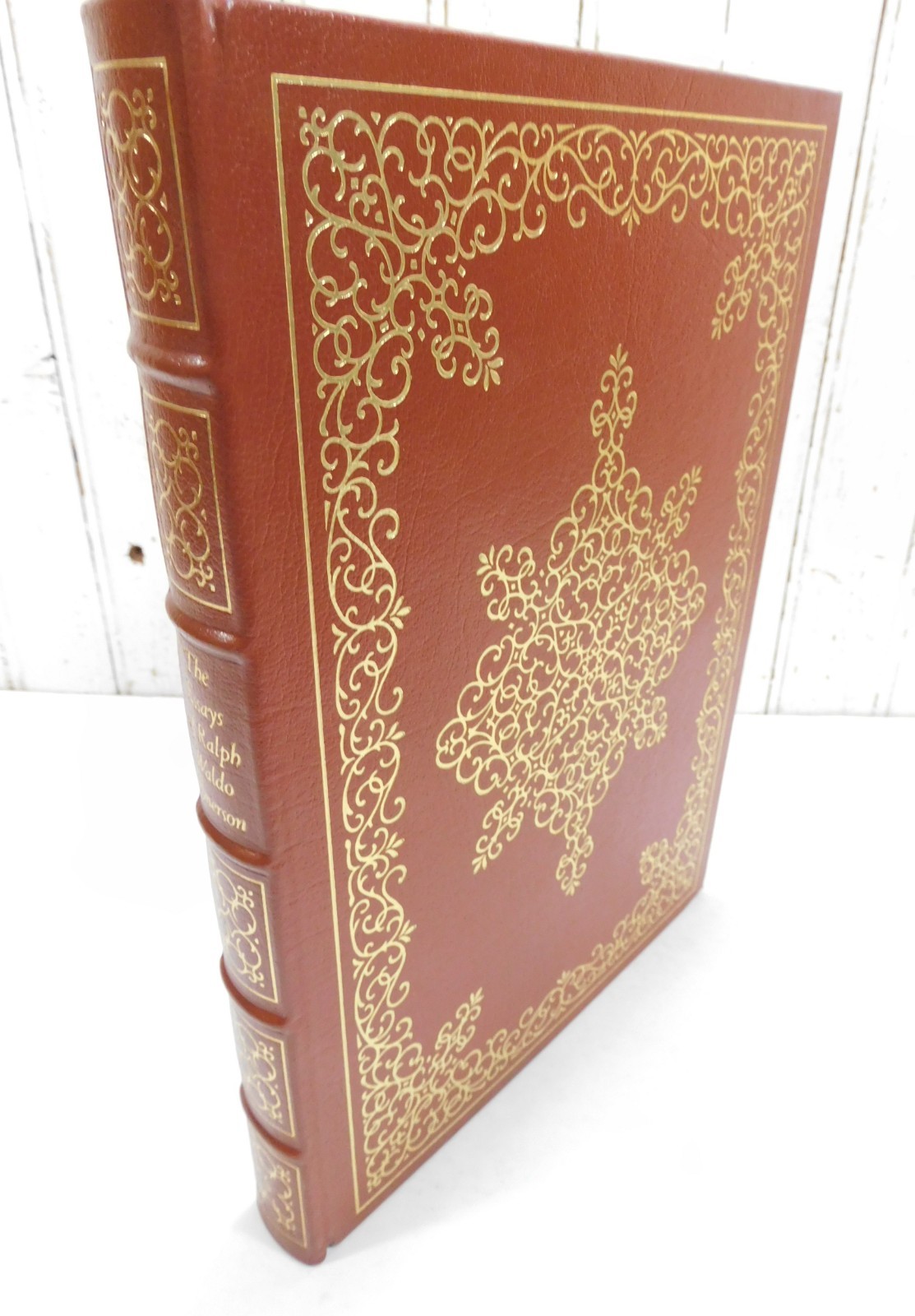 Easton Press The Essays Ralph Waldo Emerson Collectors Leather Bound EXCELLENT