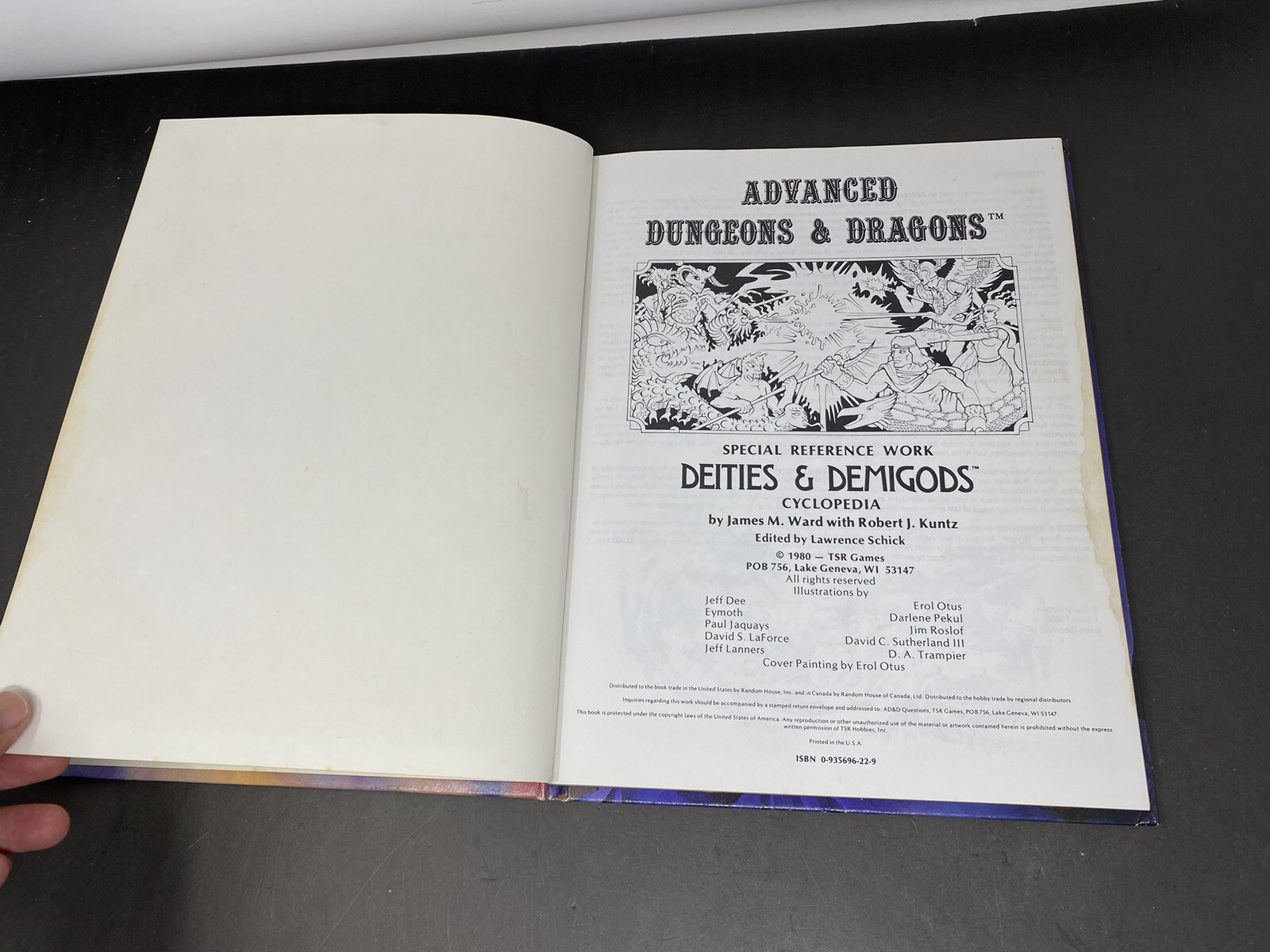 Rare! Advanced Dungeons & Dragons Deities & Demigods TSR 1980