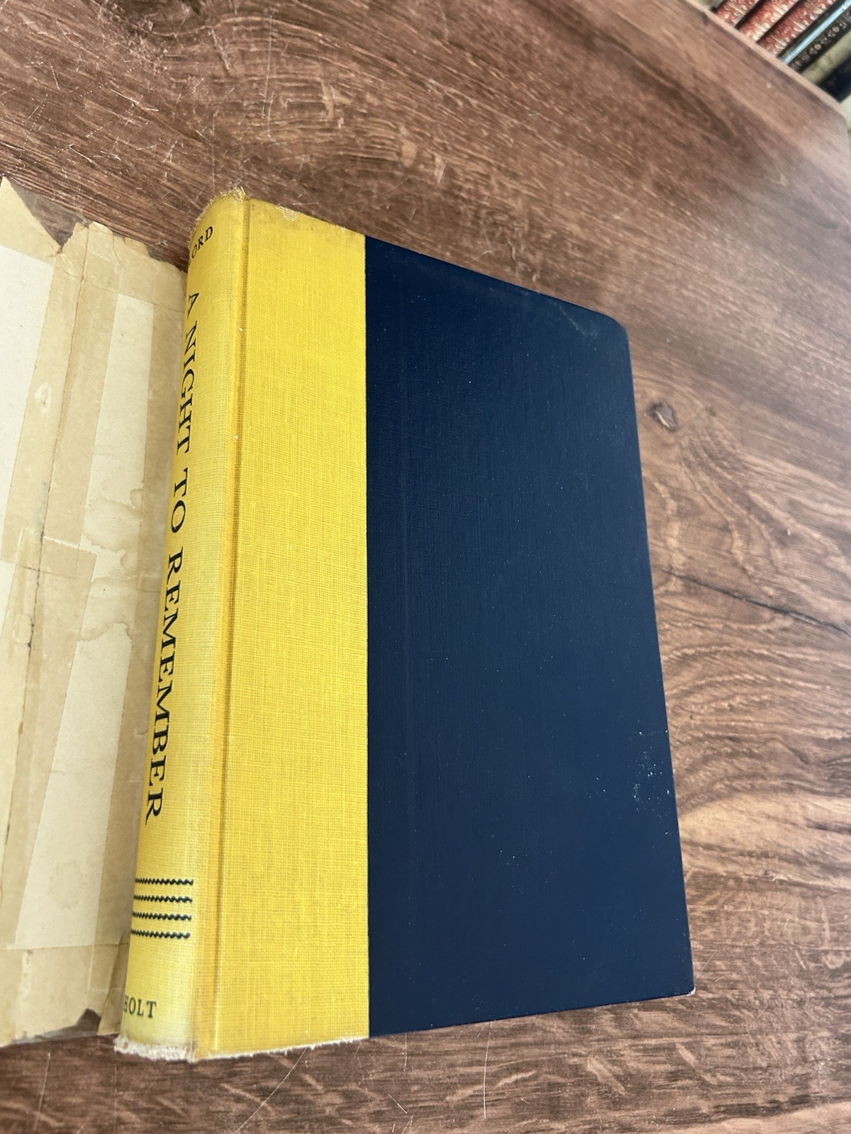 A Night to Remember Walter Lord. HC 1st edition, 2nd printing 1955.