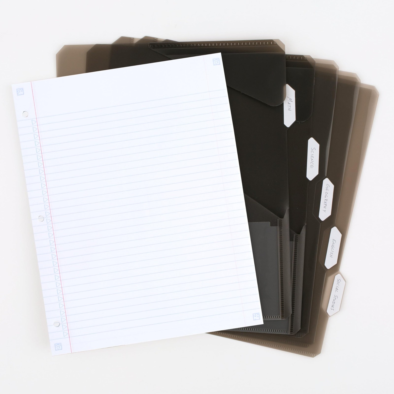 Flex Refillable Notebook + Study App, College Ruled Paper and 1 Inch TechLock…