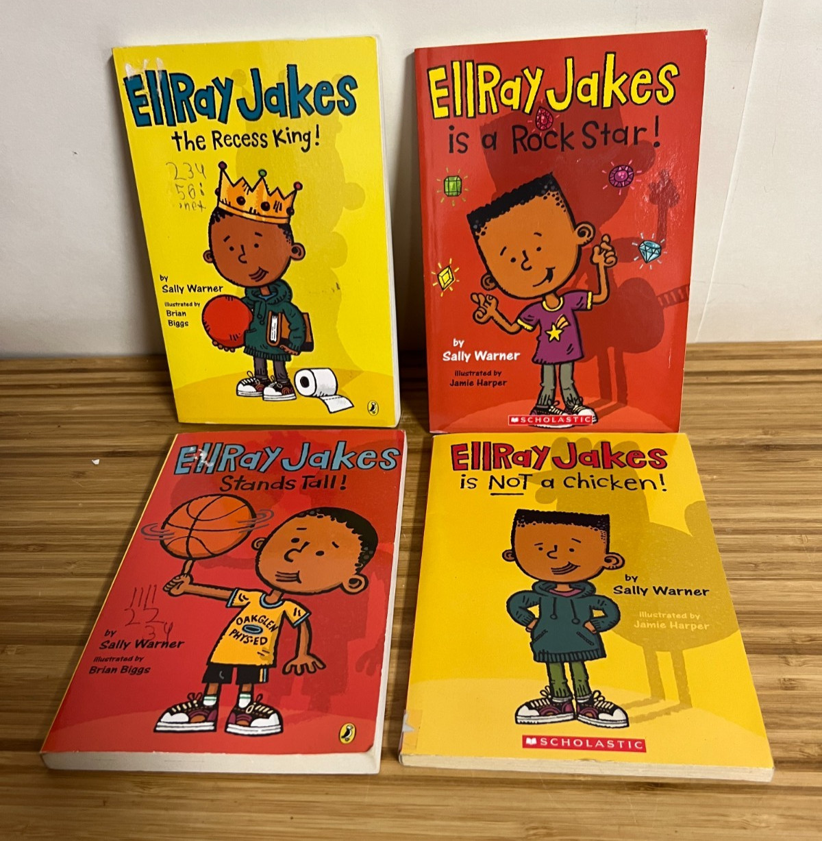 ELLRAY JAKES by Sally Warner- PB Rock Star-Chicken-King-Stands Tall (4)