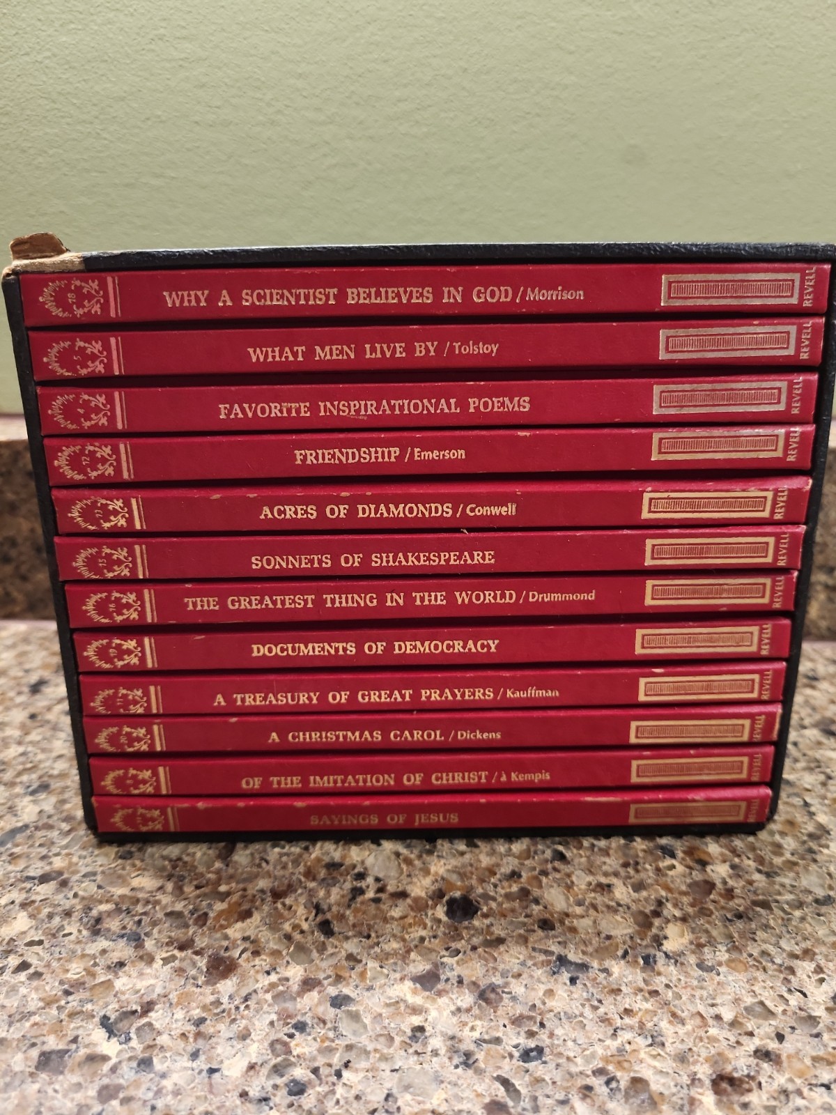 Pocket Size Classic & Religious Books FLeming H. REVELL Co 1960 Lot Of 12 VTG