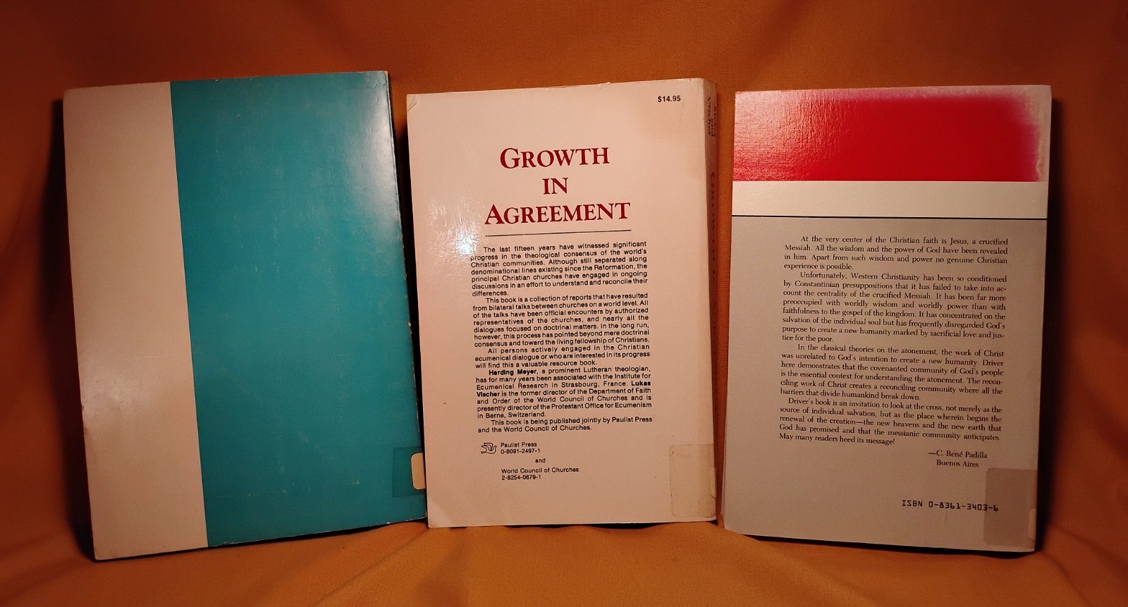 Liturgy Atonement Ecumenical Documents Theology Doctrine Unity 3 PB book lot