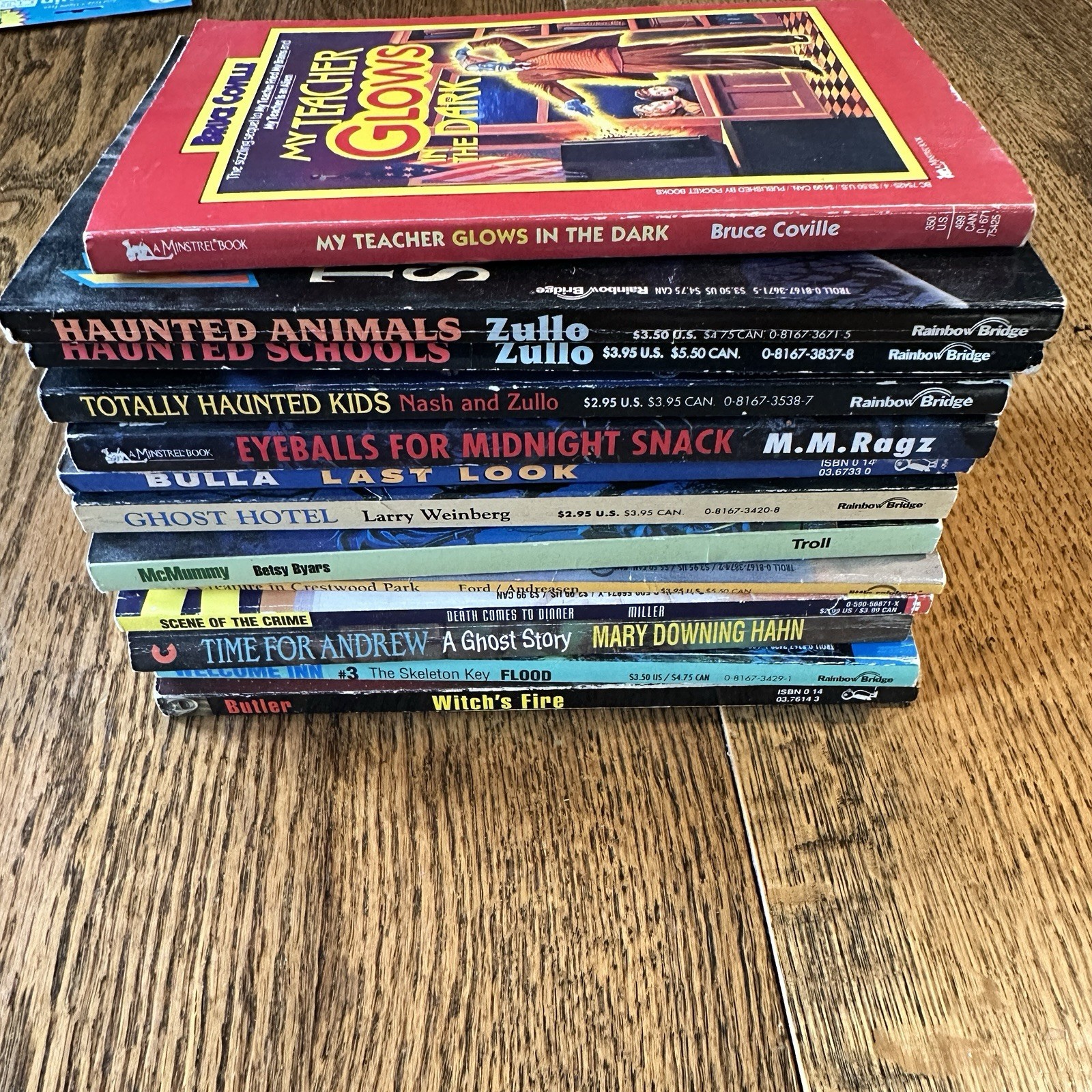 90s Horror Sci Fi YA Paperback Book Lot 15 Juvenile Fiction Graveyard School