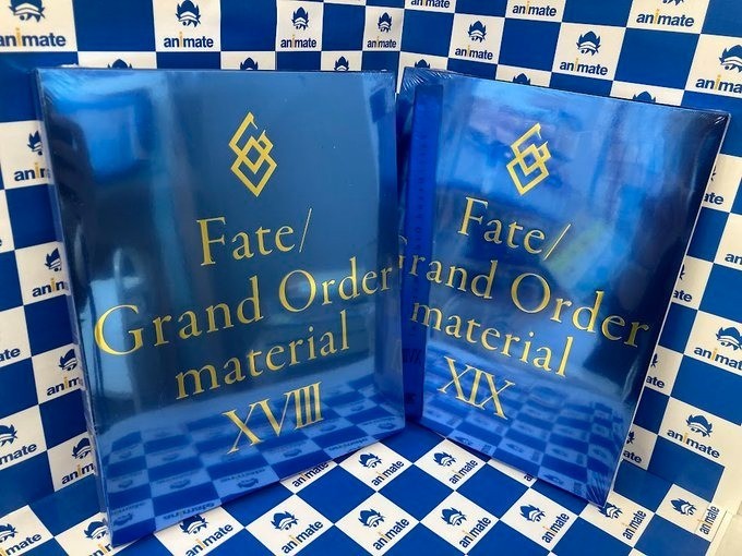 Fate/Grand Order Material XVIII XIX Art Book set factory sealed type-moon