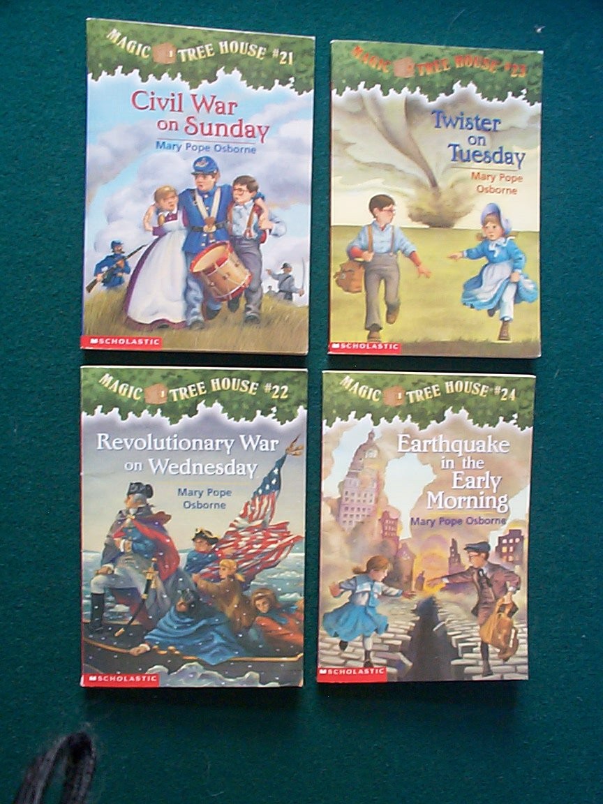 Magic Tree House, Books 21-24: Civil War on Sunday, Revolutionary War on Wed…