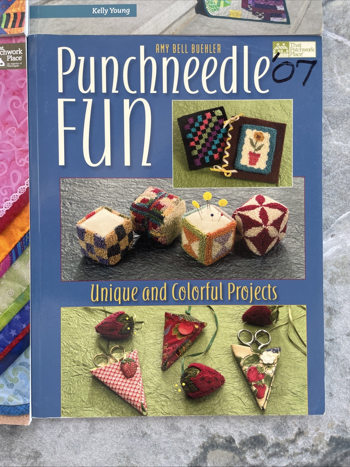 6 Quilting Books SC HC Martingale & Company Unique Colorful Projects Punchneedle