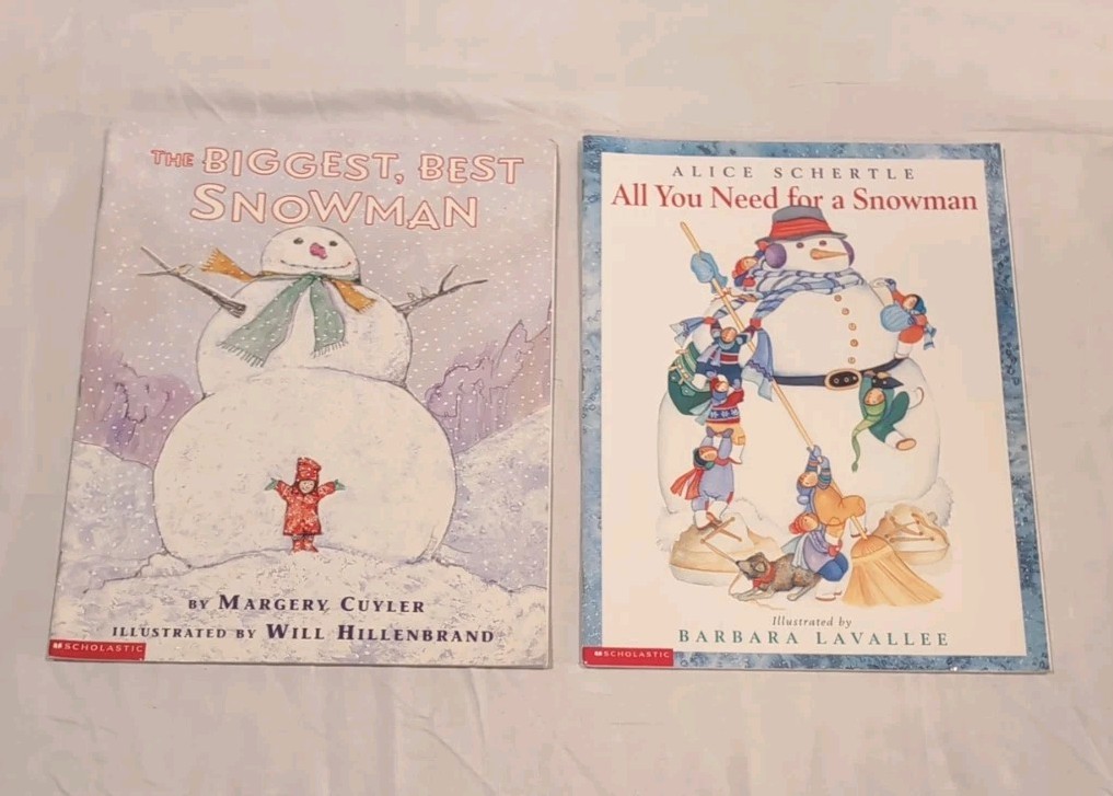 Lot of 10 Children’s Picture Books Snow /Winter Themed| Snowman| Ages 4-7