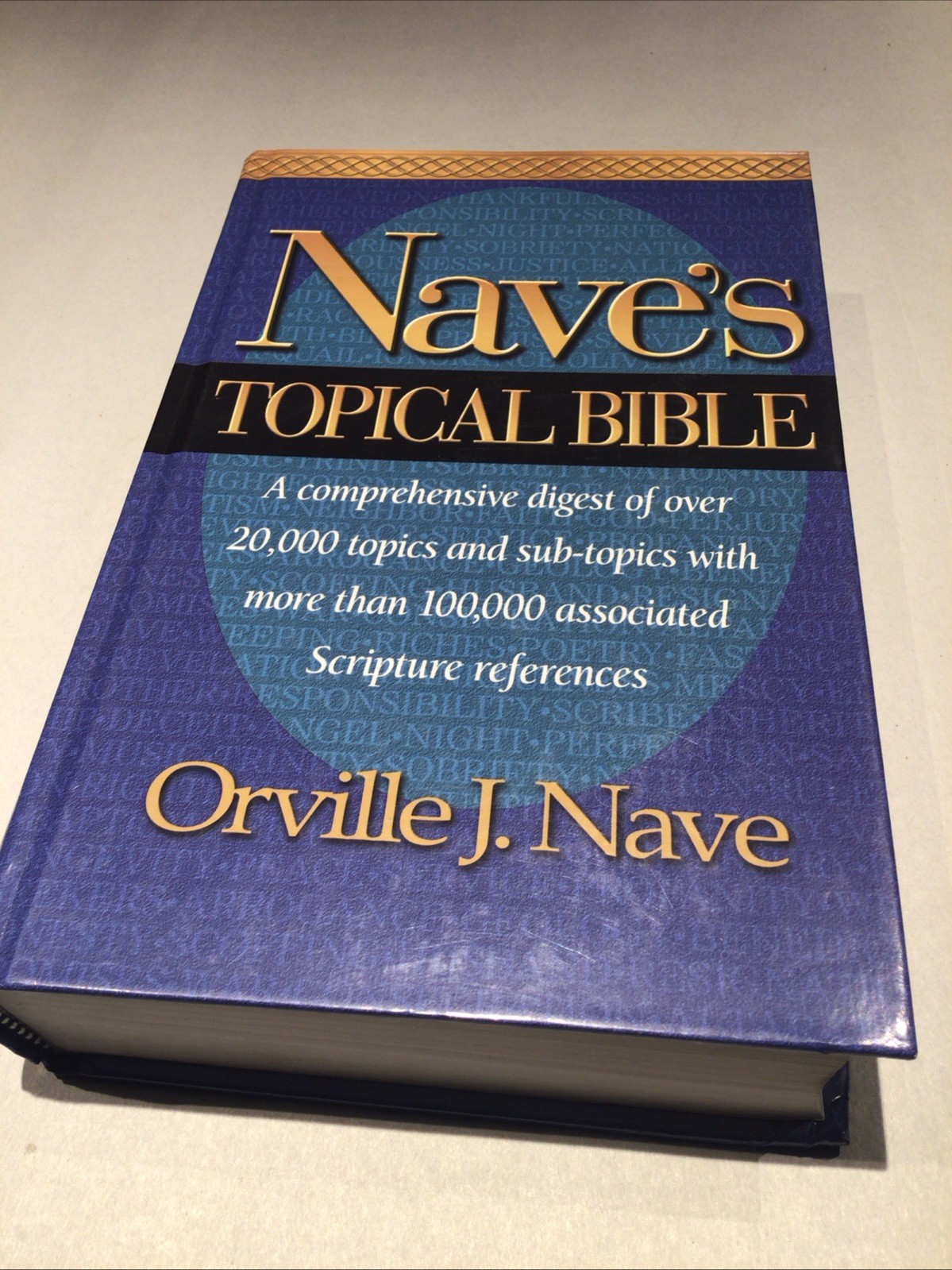 Nave’s Topical Bible by Orville J. Nave (2002, Hardcover)