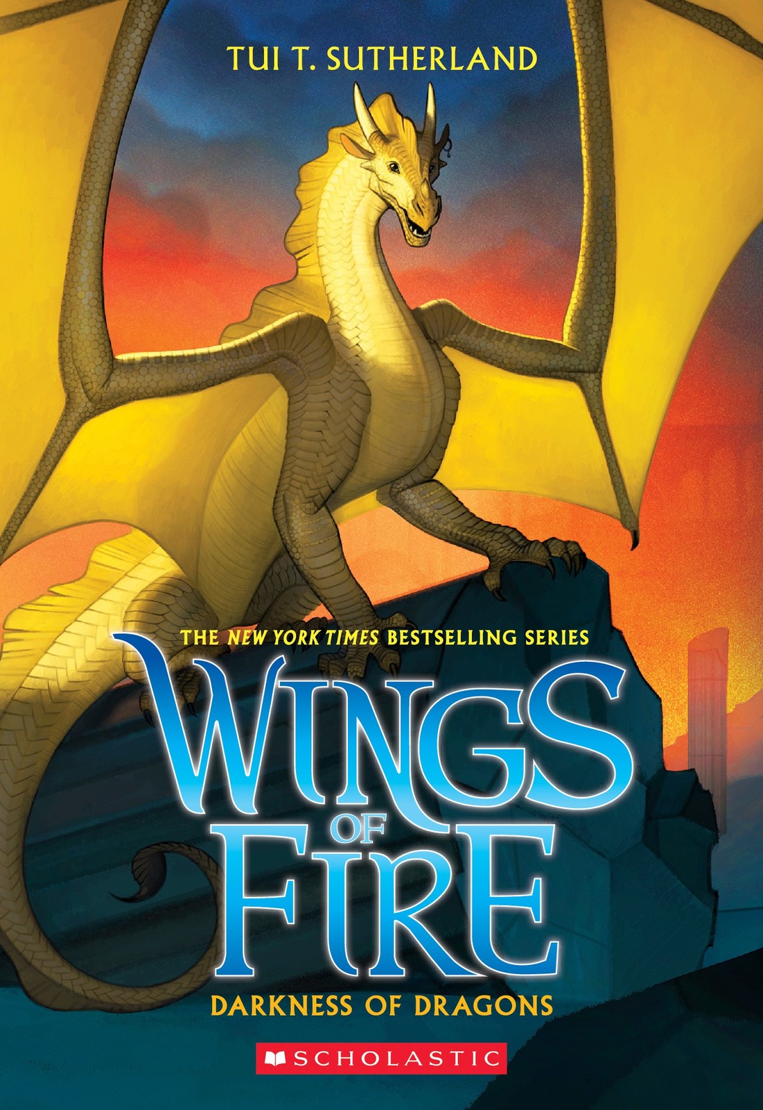 Darkness of Dragons (Wings of Fire #10) (10) – paperback Sutherland, Tui T.