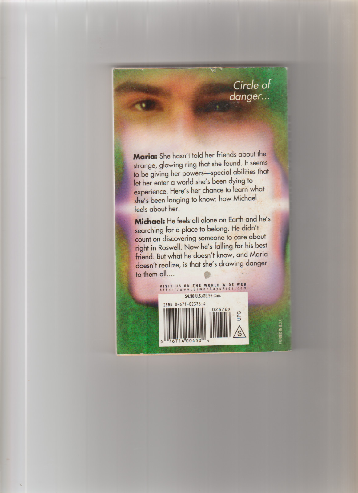 Roswell High: Seeker by Melinda Metz, 1999 1st Print PB