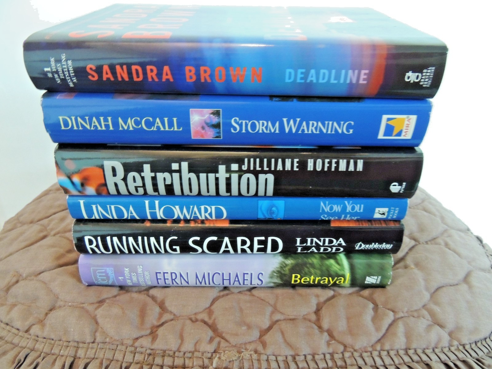 6 Romantic Suspense BC Hbs by Brown, McCall, Hoffman, Howard, Ladd, Michaels