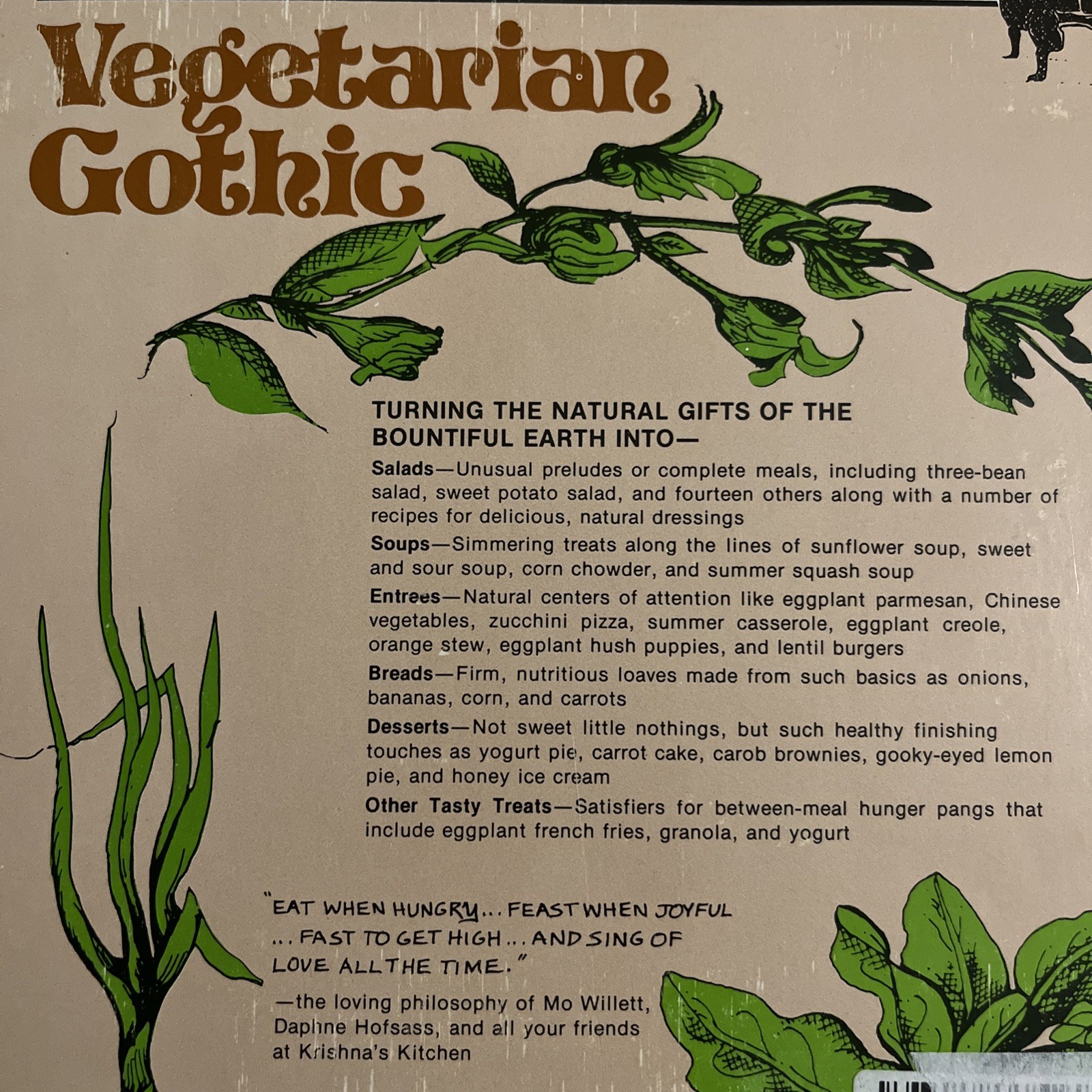 Vegetarian Gothic by Mo Willett