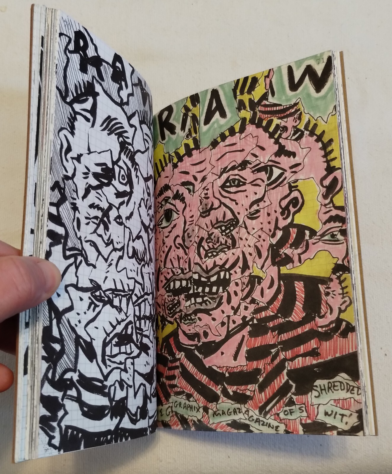 BE A NOSE! 1983 Sketchbook Art Spiegelman